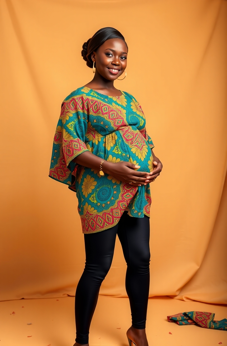 Ankara Tunic With Leggings