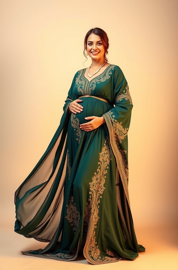 Flowy Kaftan Dress