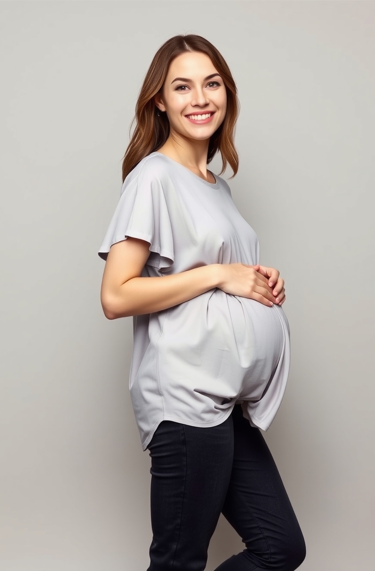 Flowy Tunic with Maternity Pants