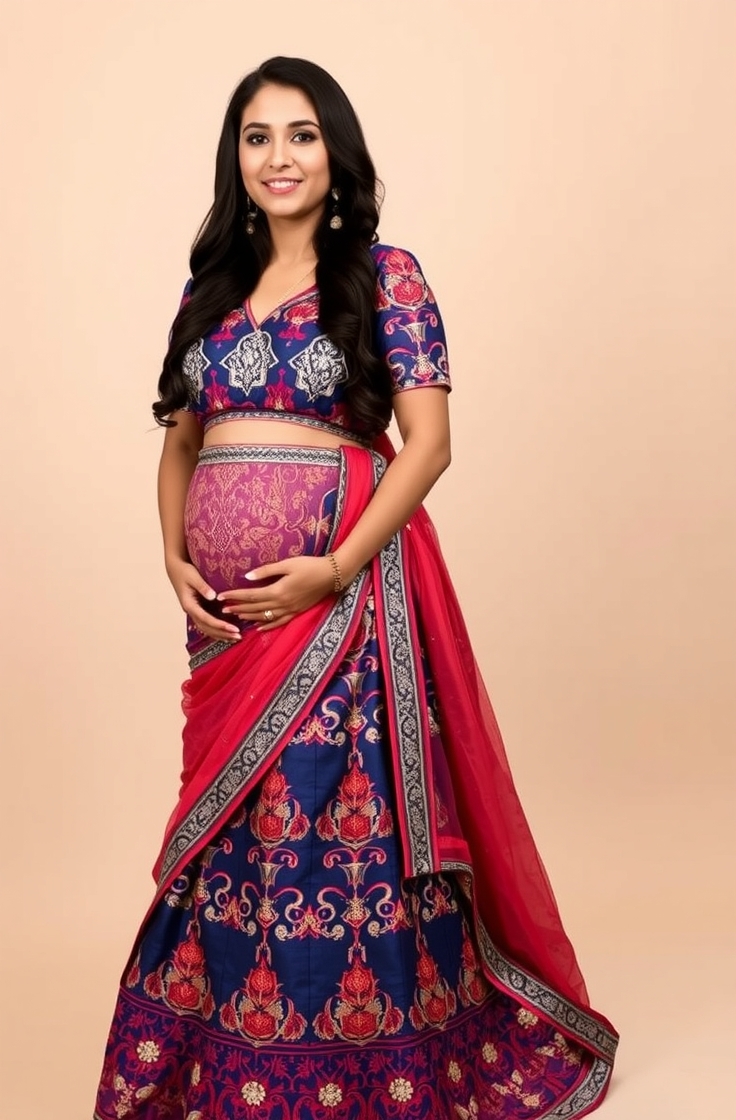 Lehenga With Elastic Waistband