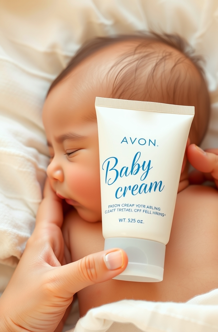 Moisturize Dry Areas with Avon Baby Cream