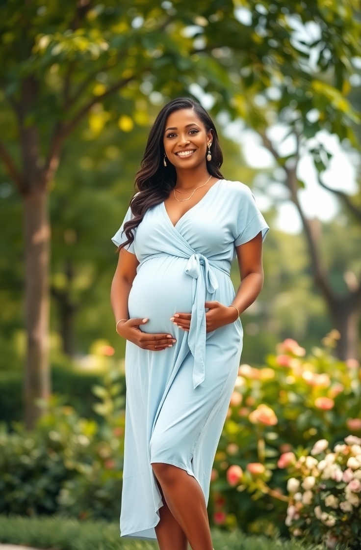 Wrap Dress With Tie Waist