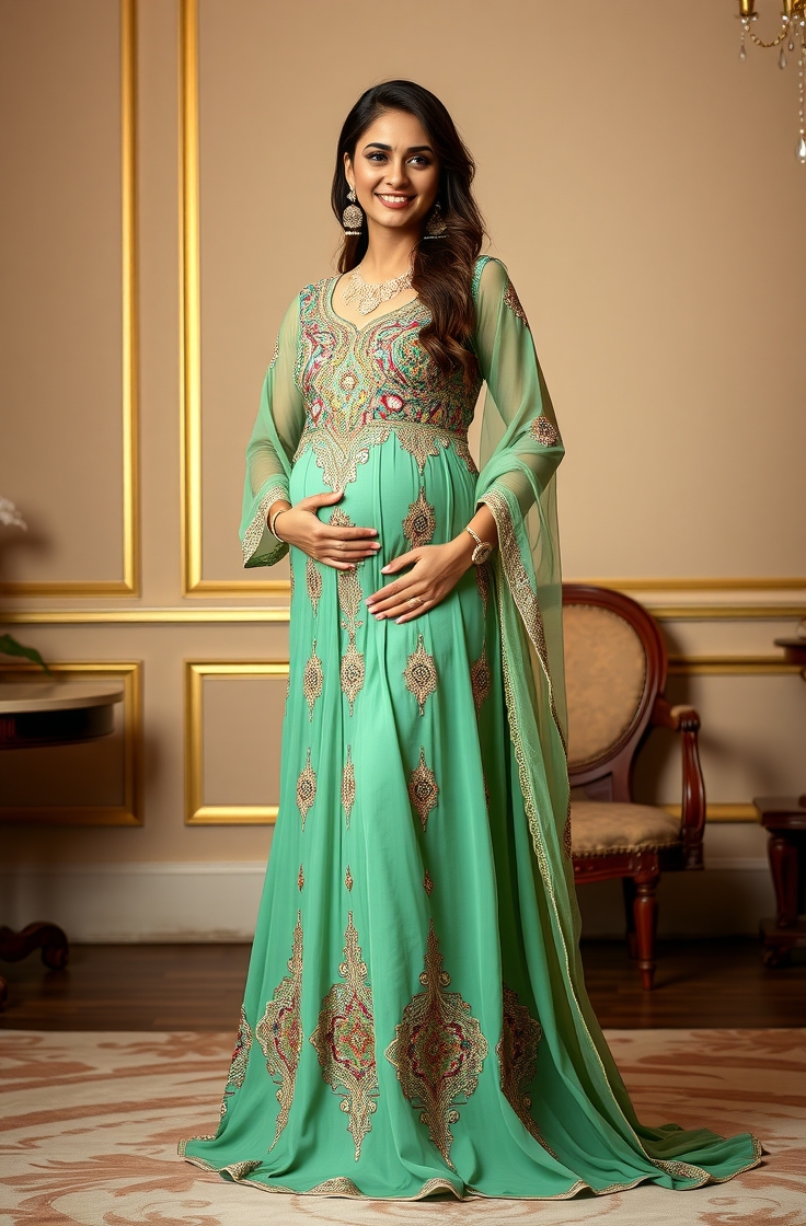 Anarkali with Front Zipper