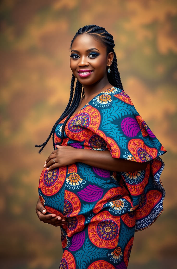 Ankara Wrap Dress