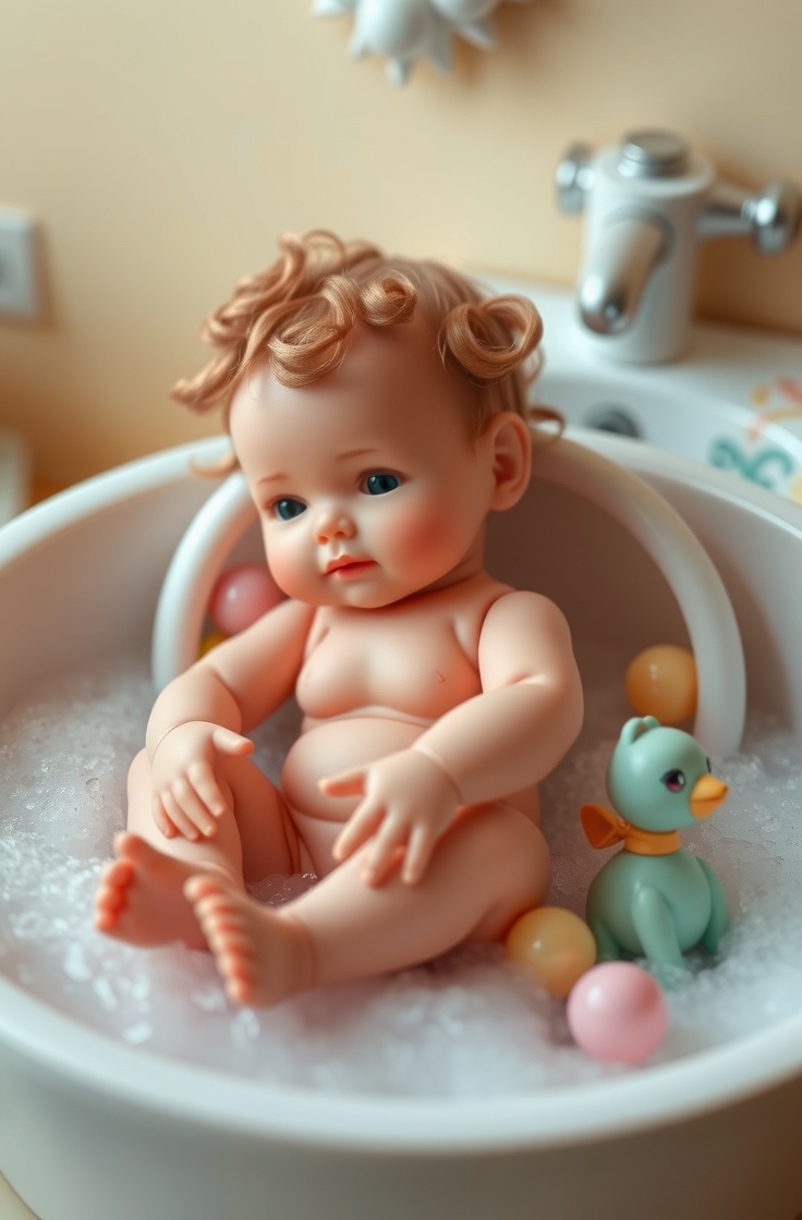 Baby Bath Time Doll