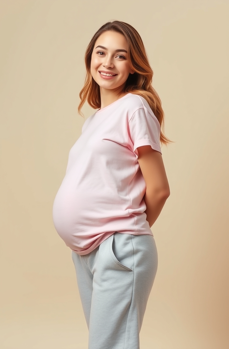 Baby Tee with Low-Rise Joggers