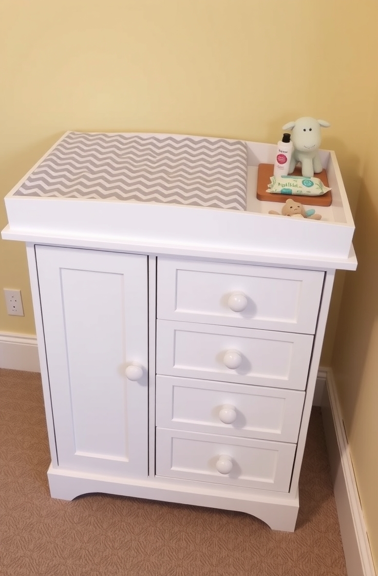 Diaper Changing Mat with Storage