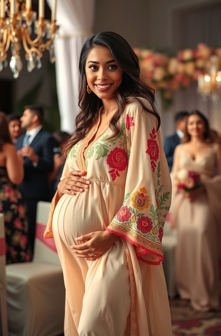 Flowy Kaftan Dress