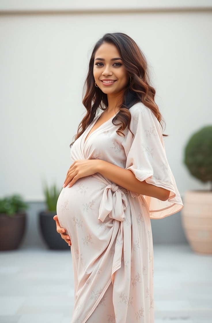 Flowy Wrap Dress