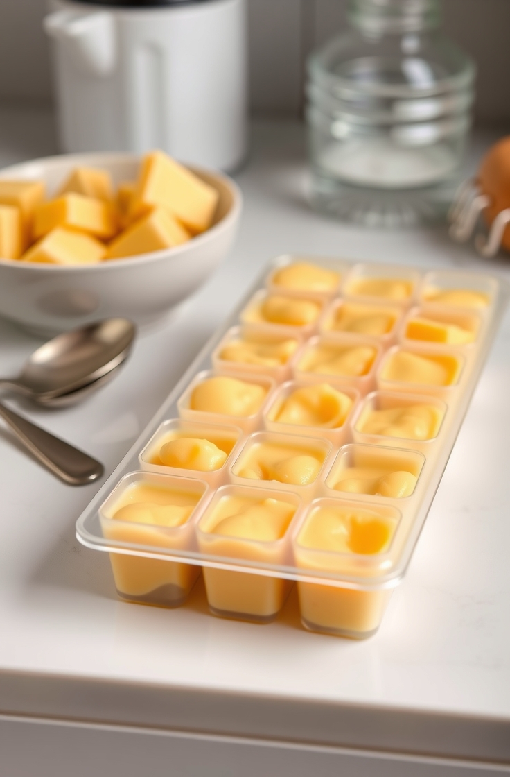 Freeze Pureed Food In Ice Cube Trays