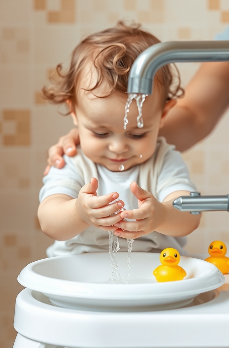 Hand Washing After Play or Meals