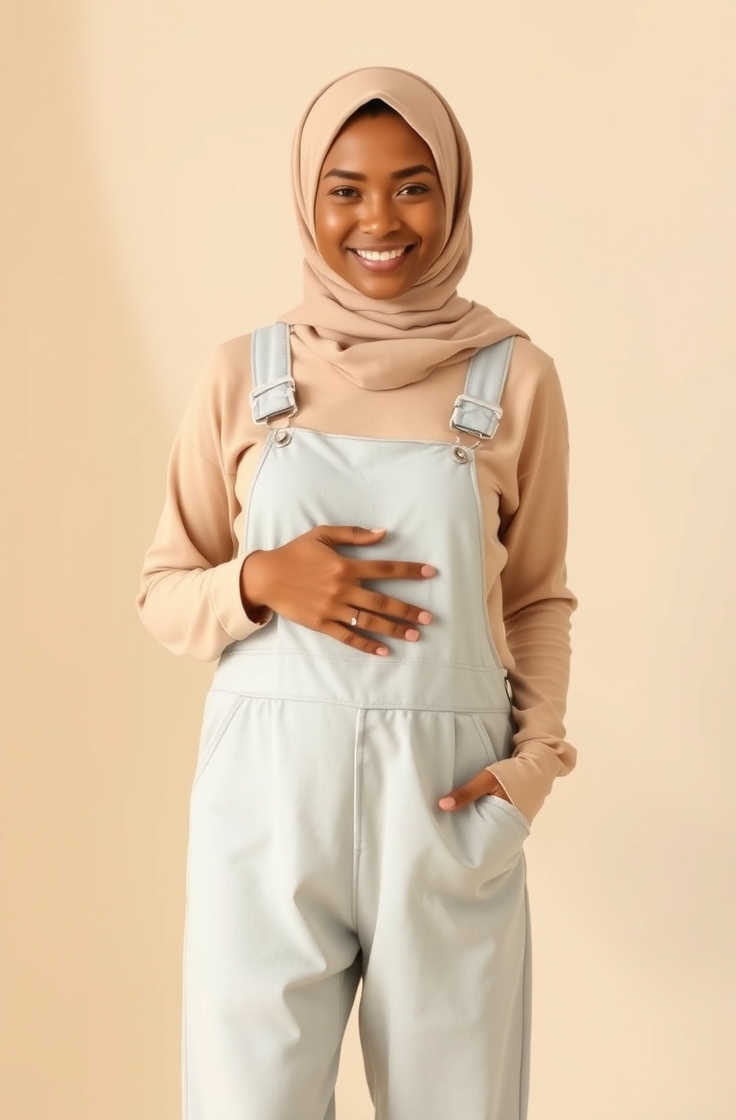 Long Overalls with Modest Tees