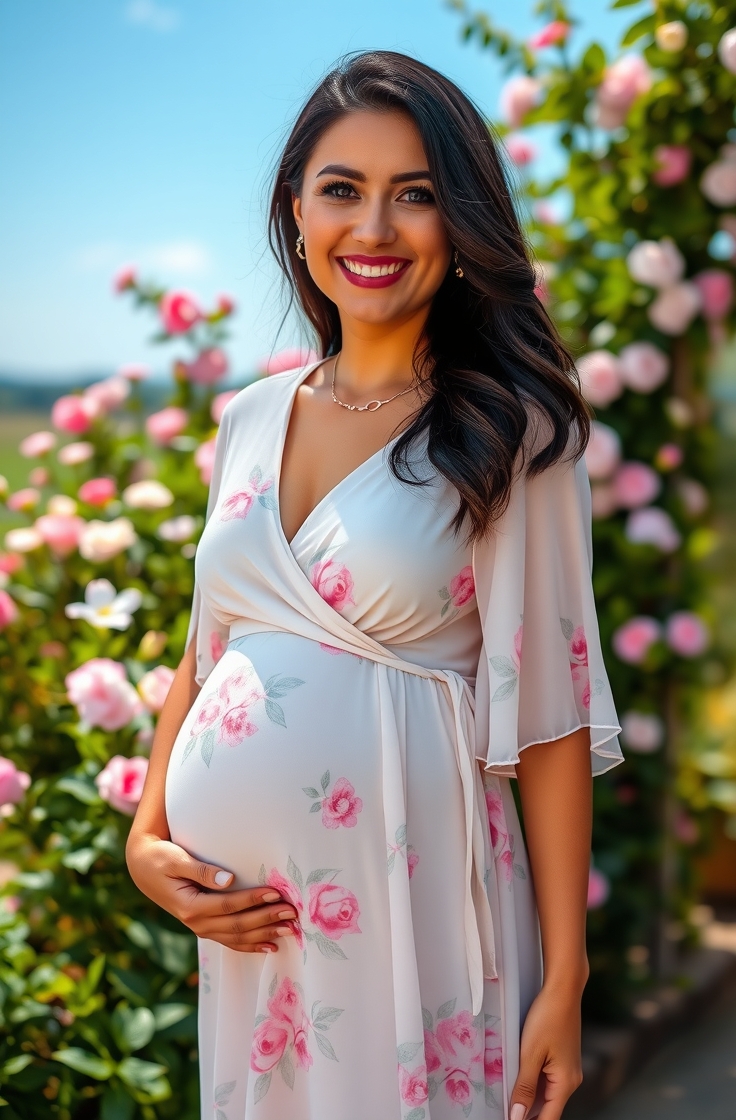 Maternity Wrap Dress