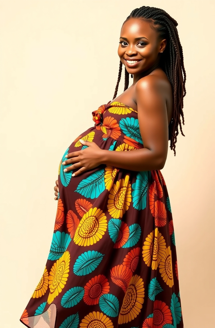Maxi Dress with Empire Waist