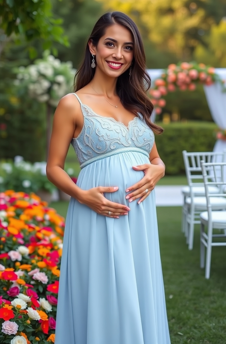 Maxi Dress with Empire Waist