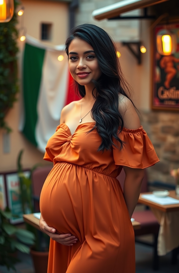 Off-Shoulder Dress for Italian Dinners