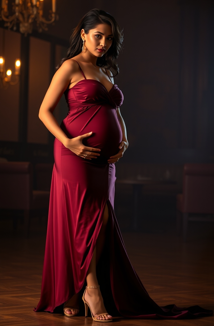 Wrap Dress with Waist Tie