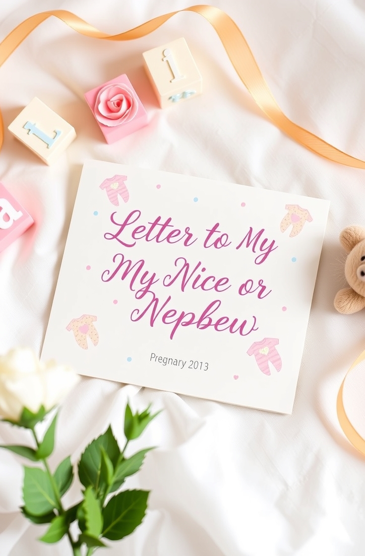 A “Letter to My Niece or Nephew” Set