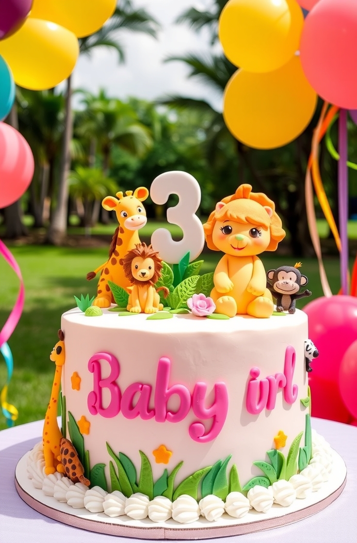 Animal Safari Cake