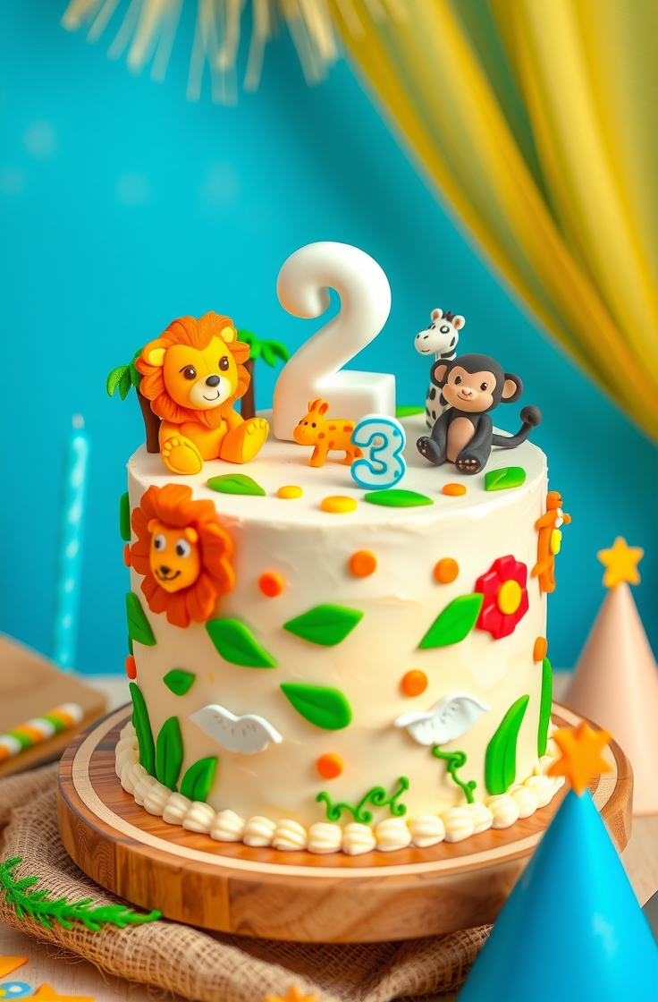 Animal Safari Cake