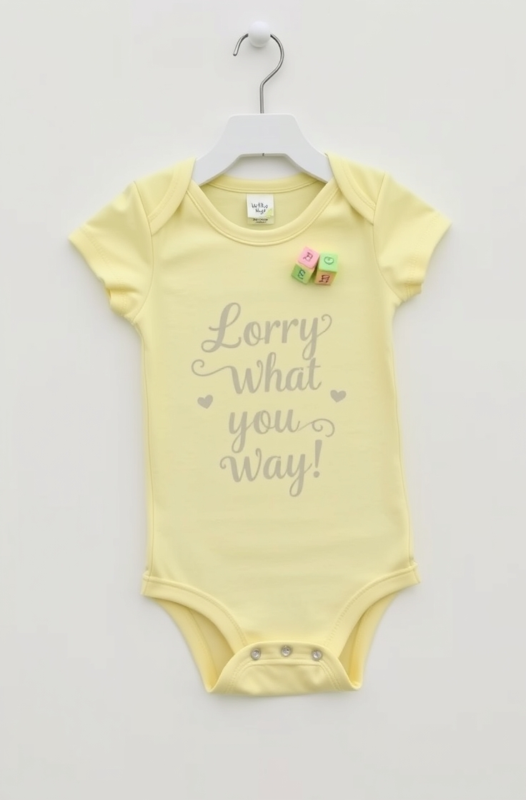 Baby Onesie with a Surprise Message