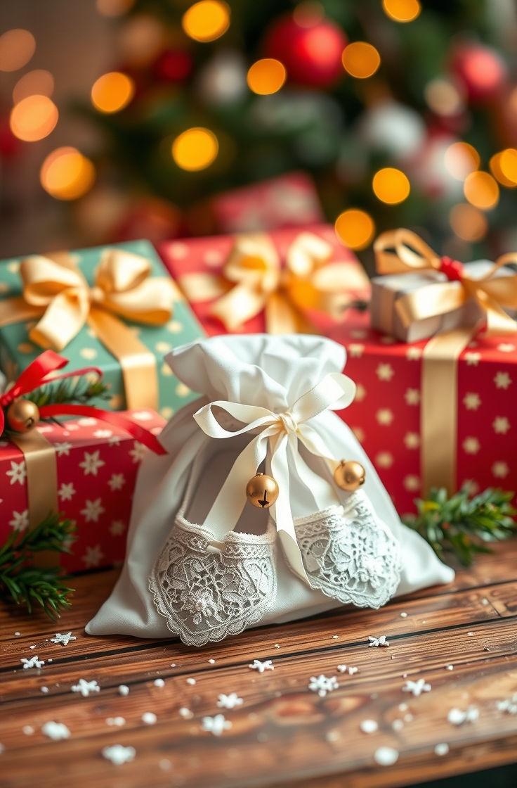 Baby Shoes in a Gift Bag