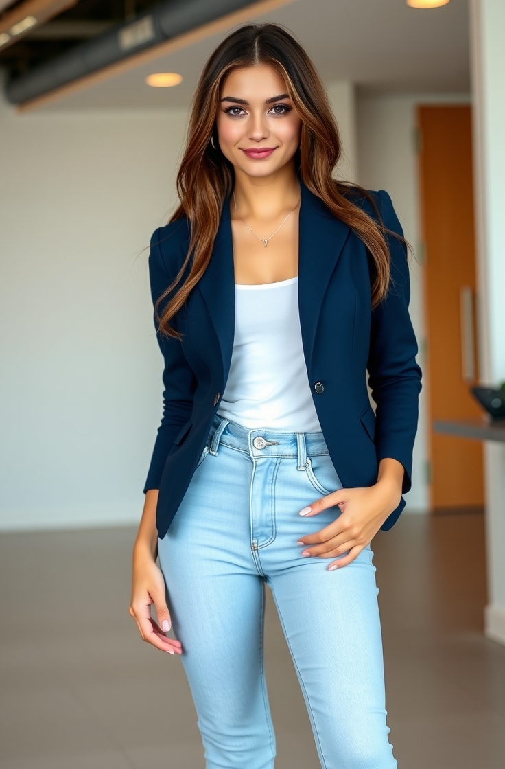 Blazer with Jeans
