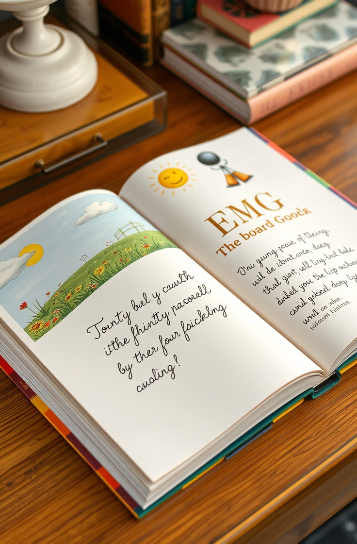 Board Book with a Note