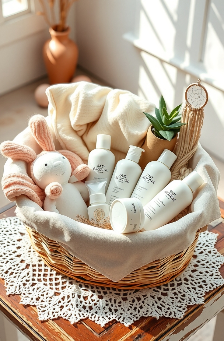 Boho Baby Care Basket