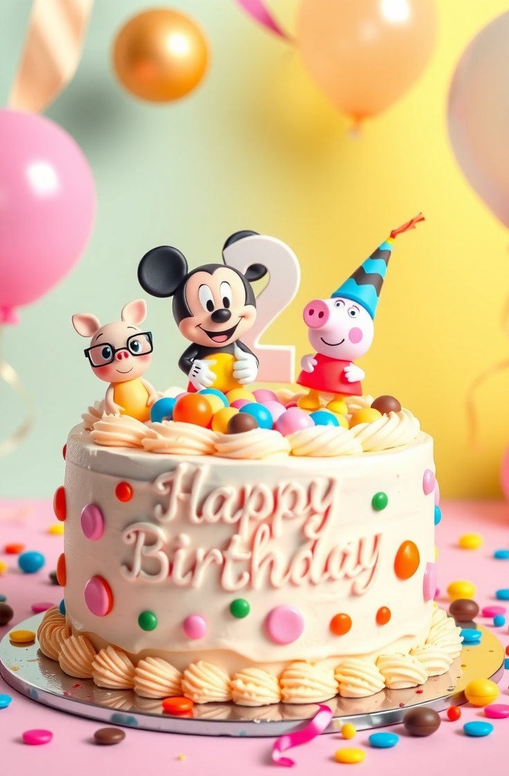 Cartoon Character Cake