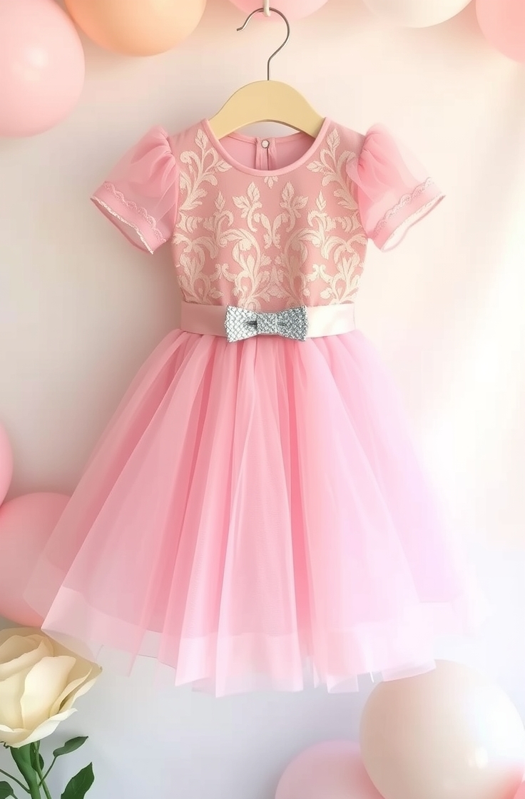 Classic Pink Tulle Dress