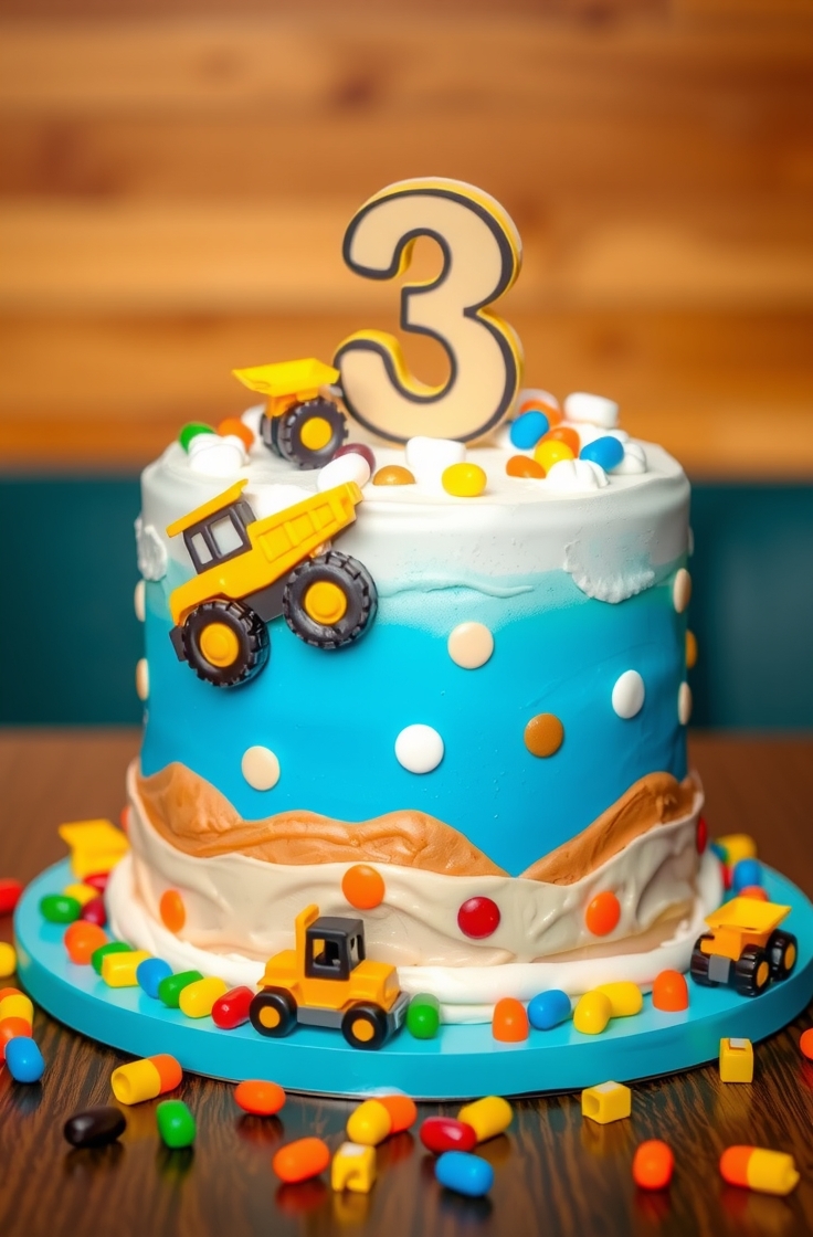 Construction Truck Cake
