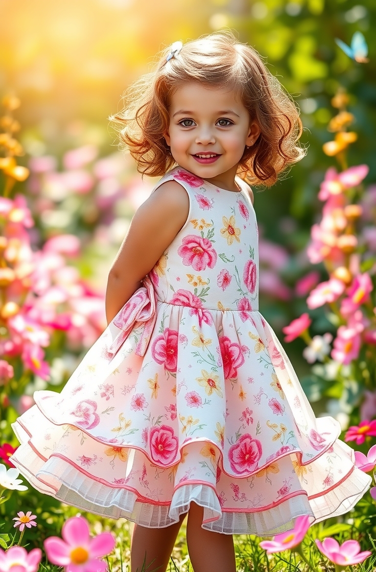 Cotton Floral Frock