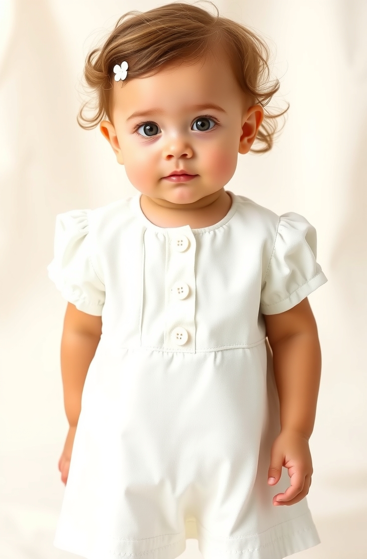 Cotton Frock with Front Buttons