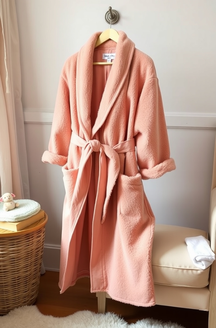 Cozy Maternity Robe