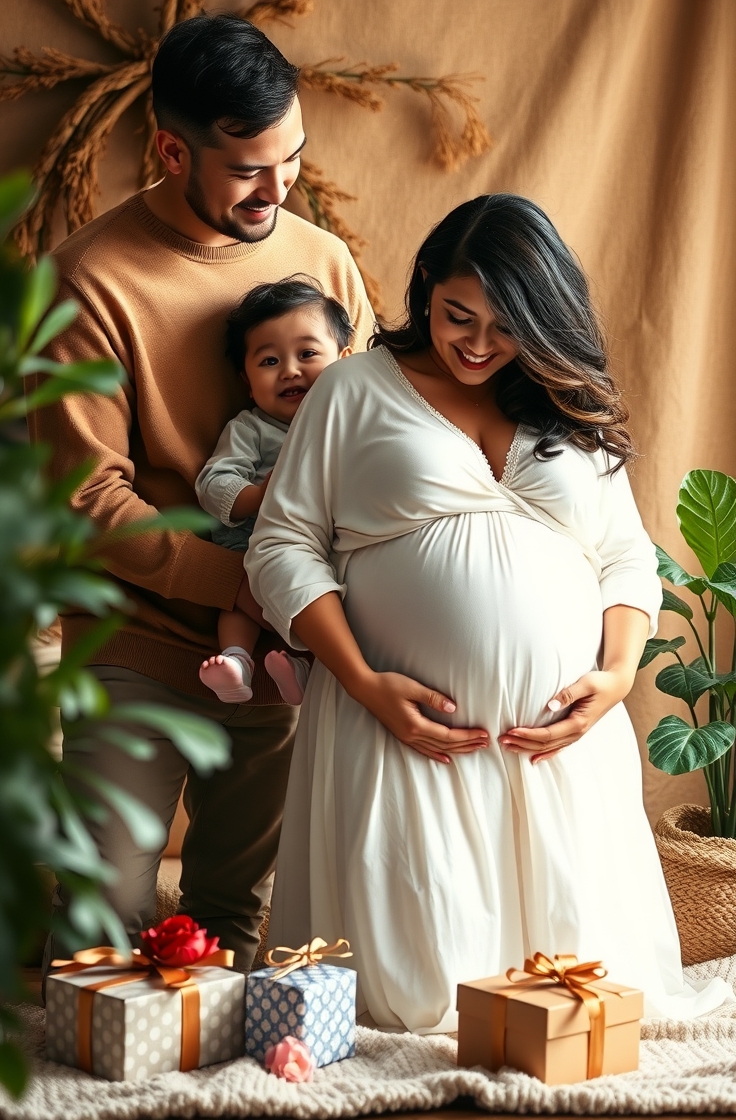 Family Maternity Photo Session