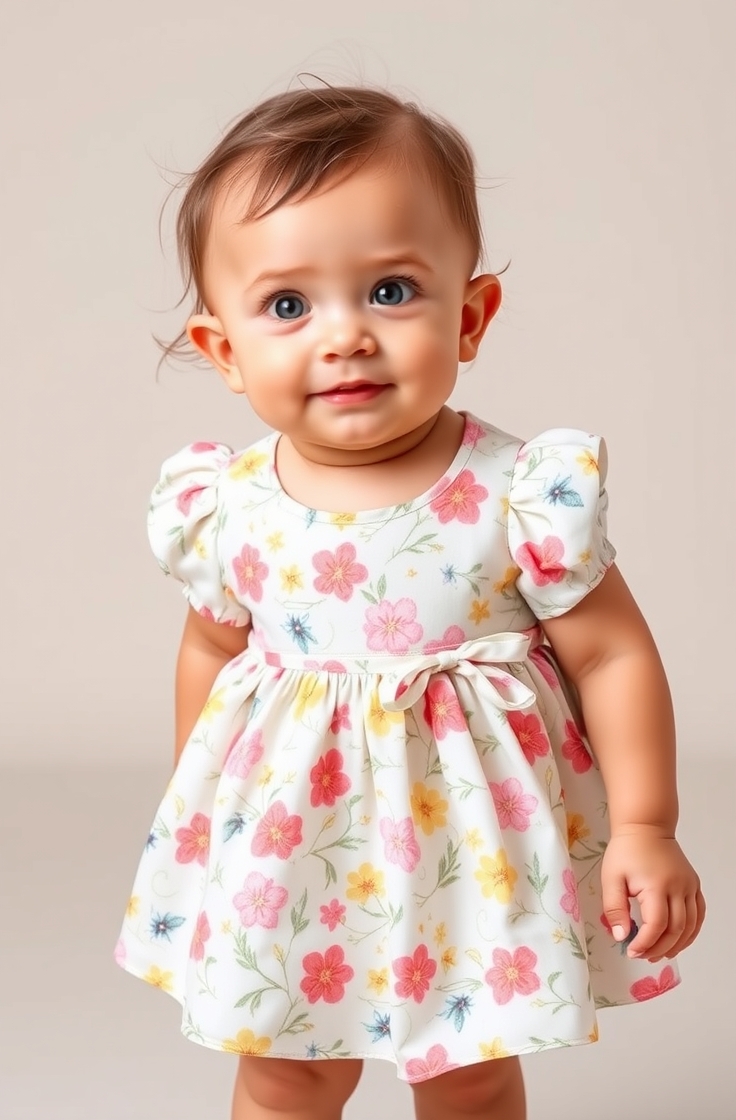 Floral Cotton Frock
