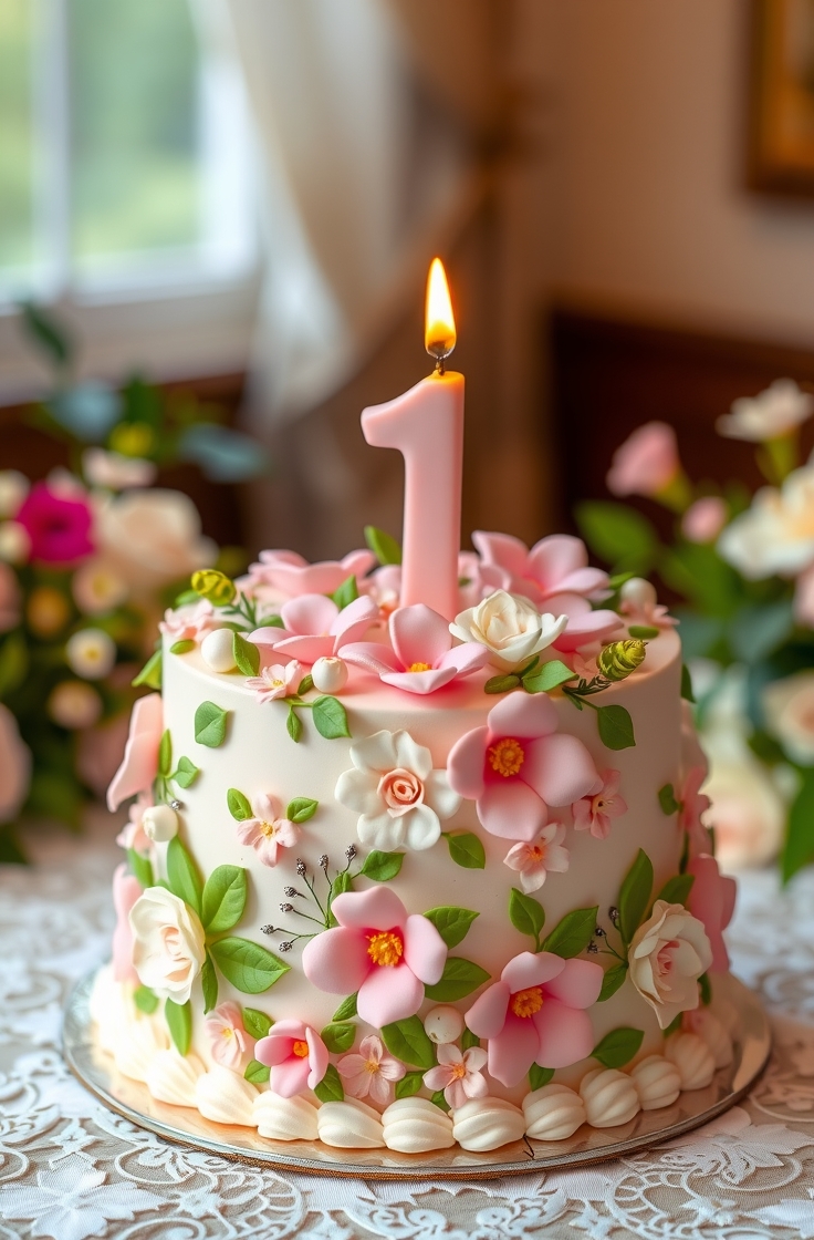 Floral Garden Cake