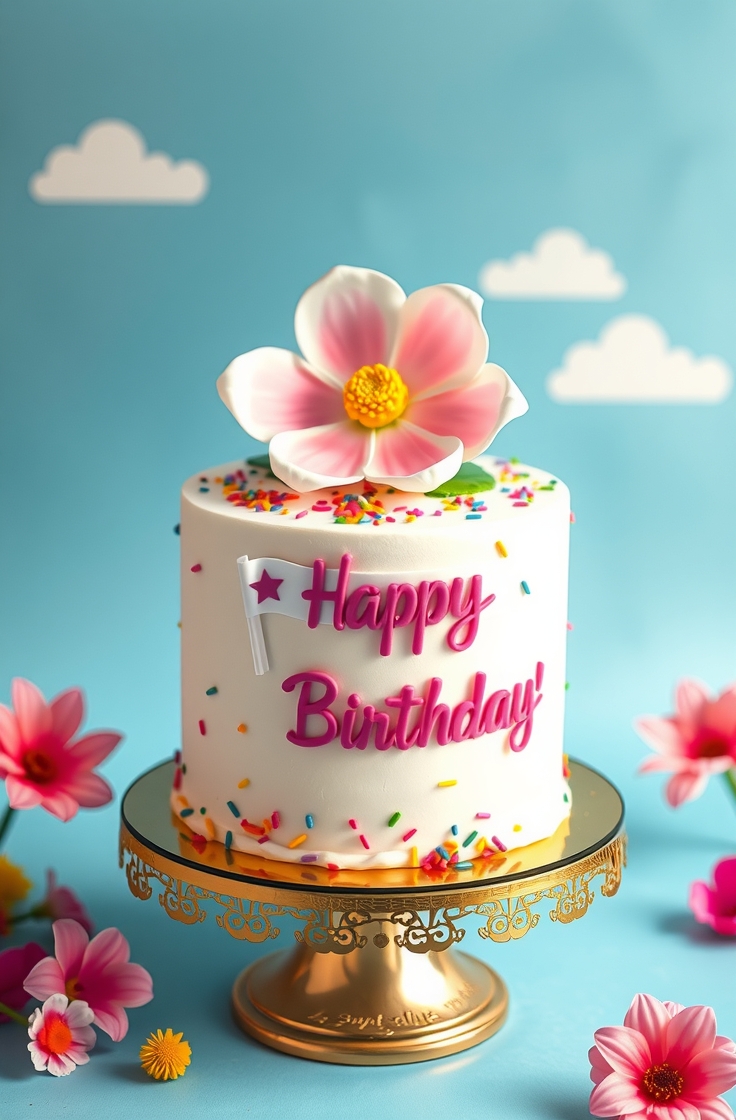 Flower Blossom Cake