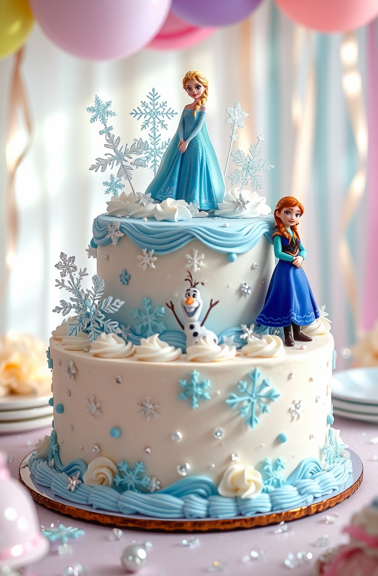 Frozen Theme Cake