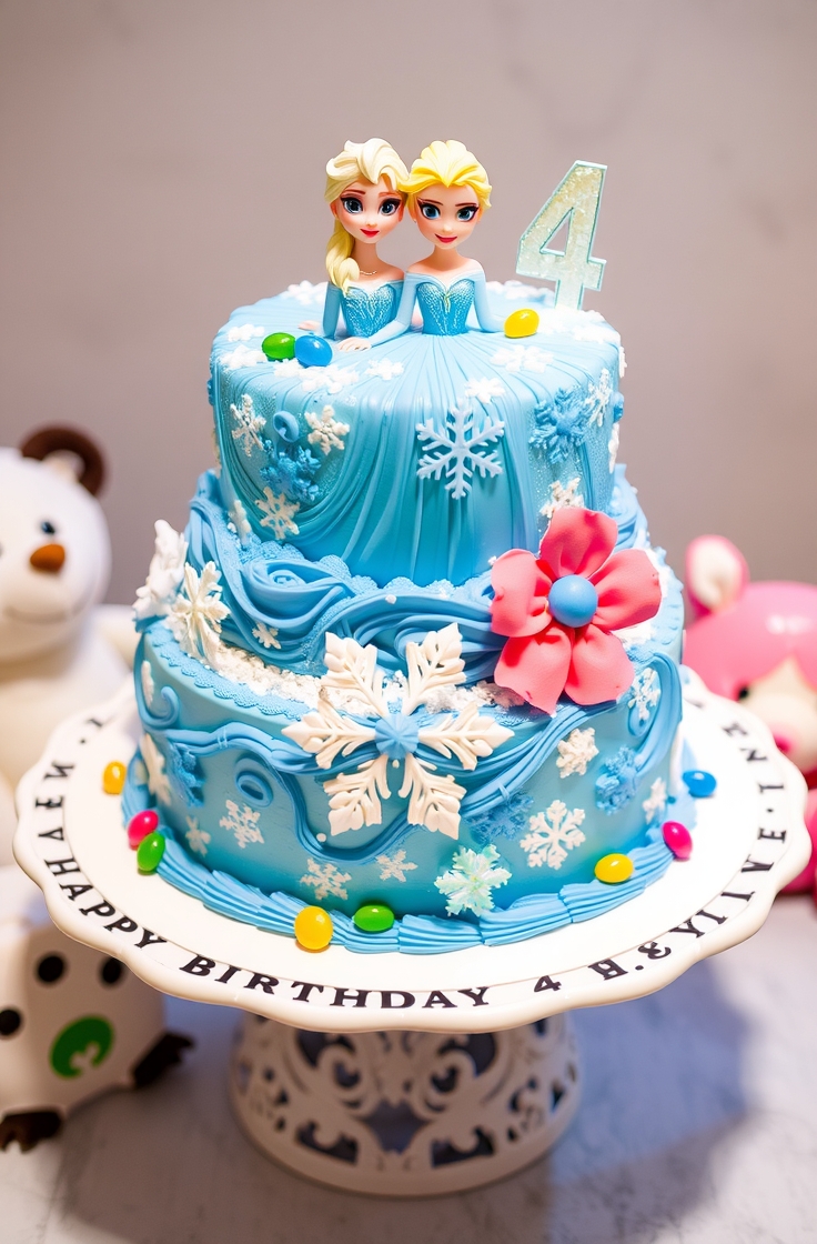 Frozen Theme Cake