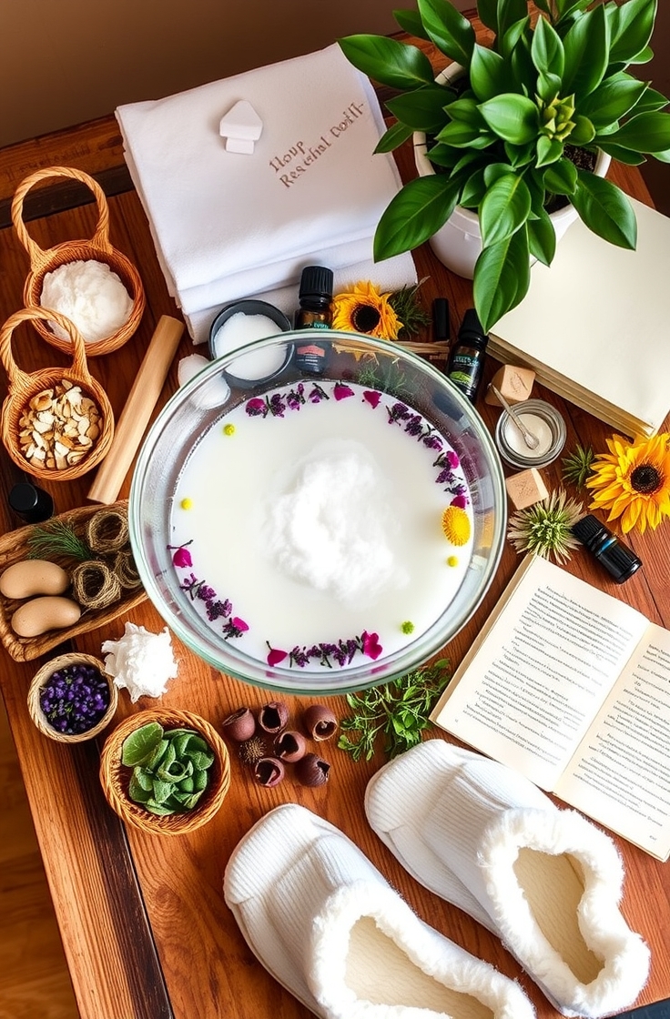 Homemade Foot Soak Kit