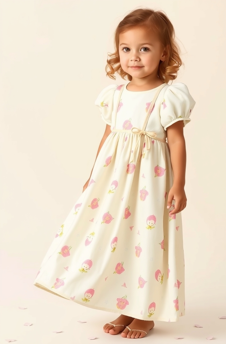 Maxi Dress with Soft Prints