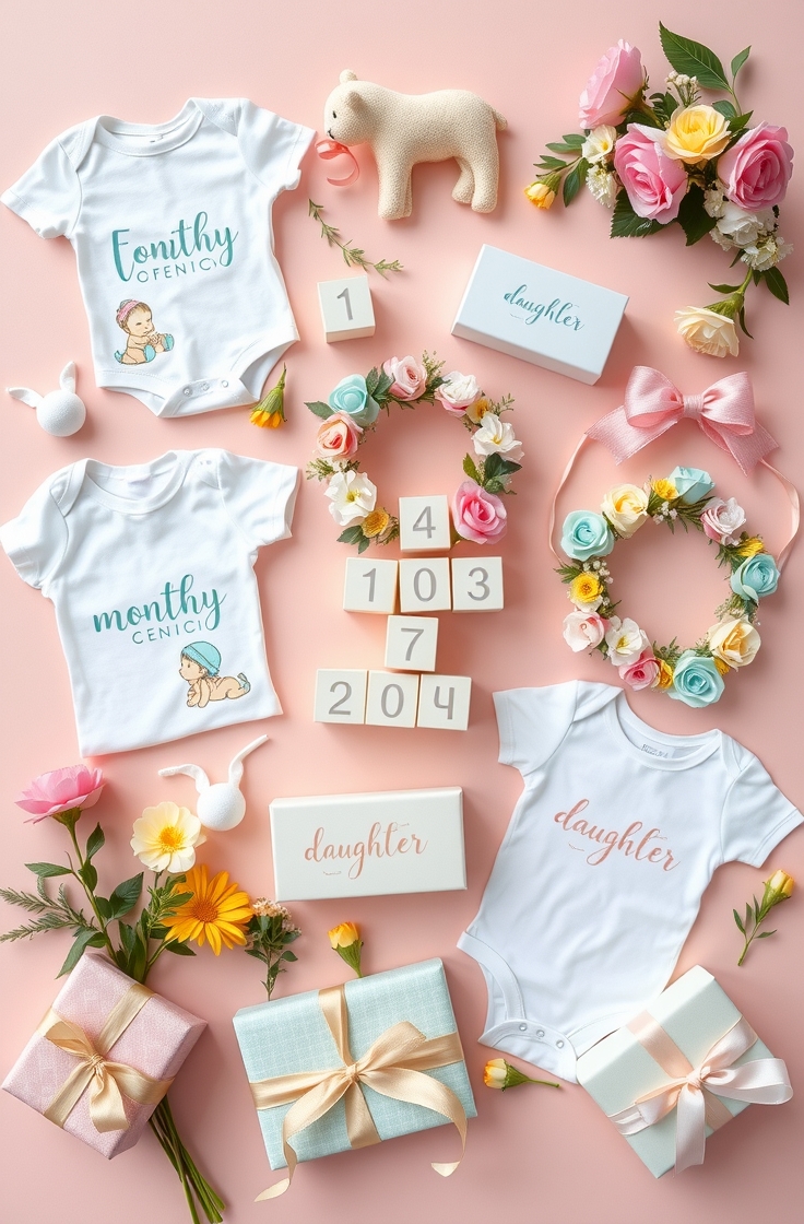 Monthly Milestone Photo Props