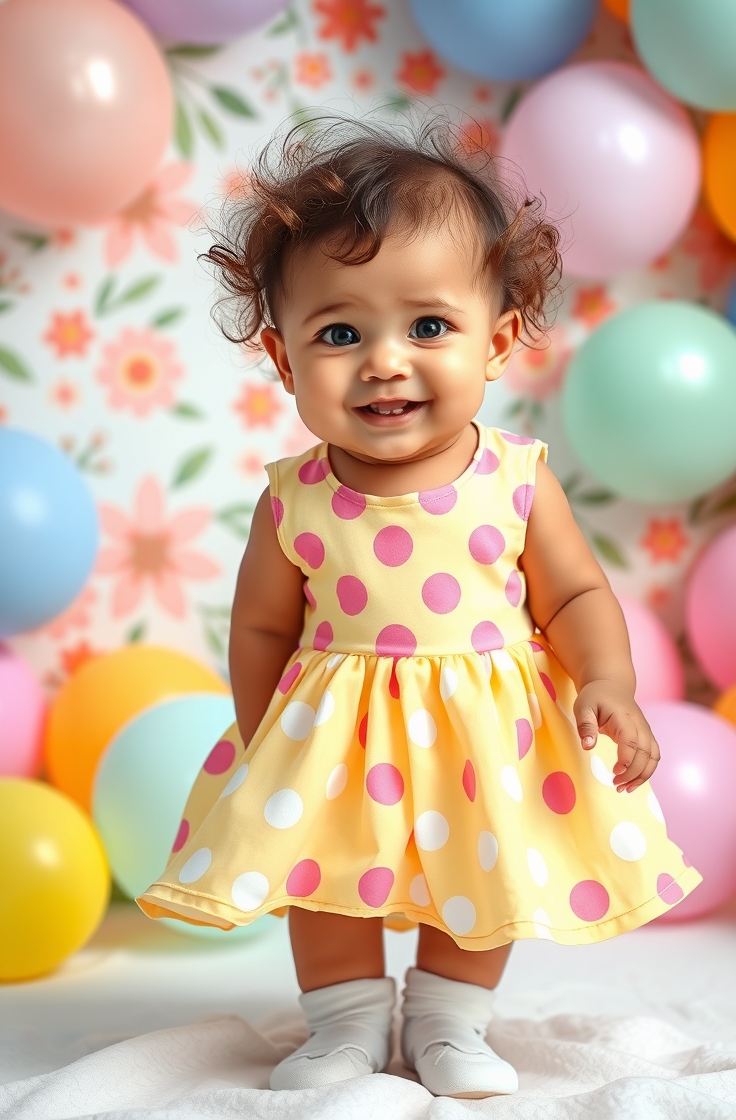 Polka Dot Party Dress