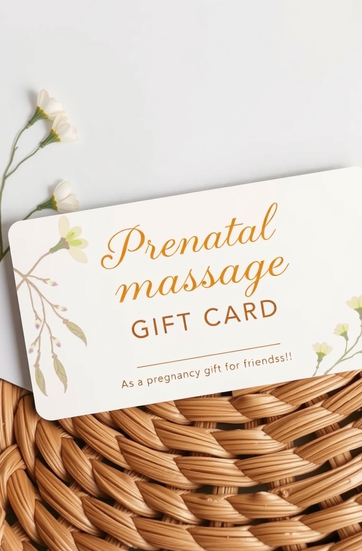 Prenatal Massage Gift Card