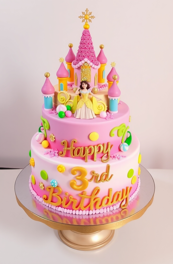 Princess Castle Cake