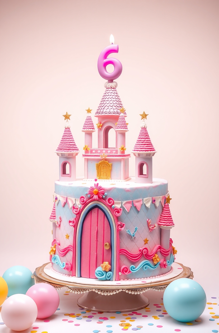 Princess Castle Cake