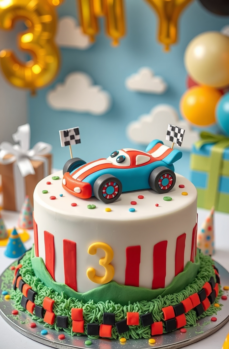 Race Car Cake