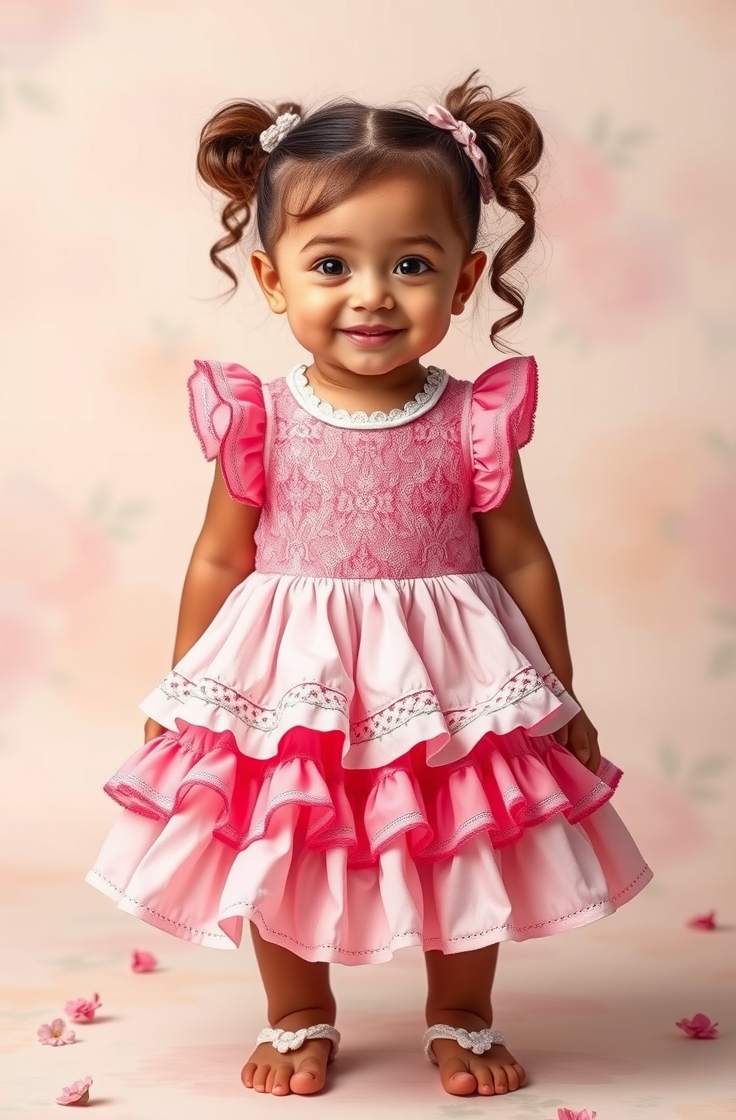 Ruffled Layer Frock